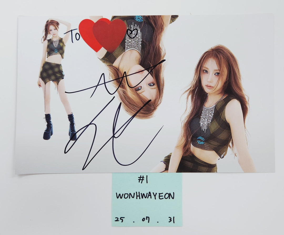 IFEYE "ERLU BLUE" - A Cut Page From Fansign Event Album [25.7.31]