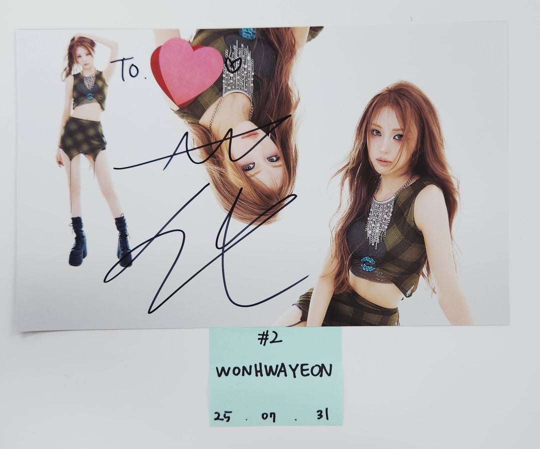 IFEYE "ERLU BLUE" - A Cut Page From Fansign Event Album [25.7.31]