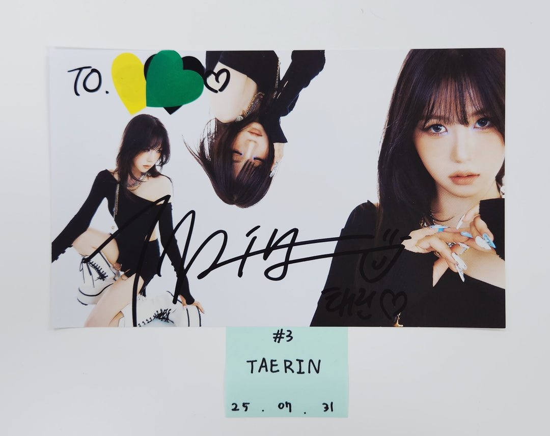 IFEYE "ERLU BLUE" - A Cut Page From Fansign Event Album [25.7.31]