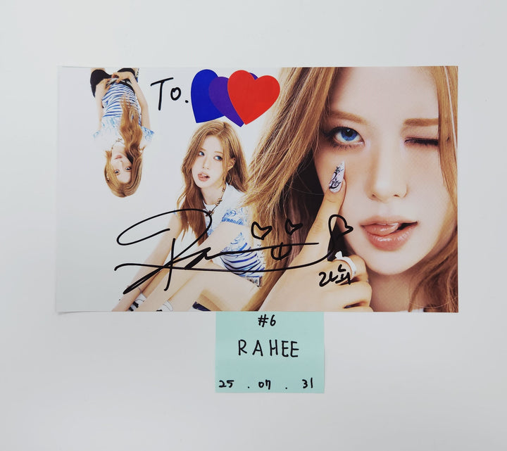 IFEYE "ERLU BLUE" - A Cut Page From Fansign Event Album [25.7.31]