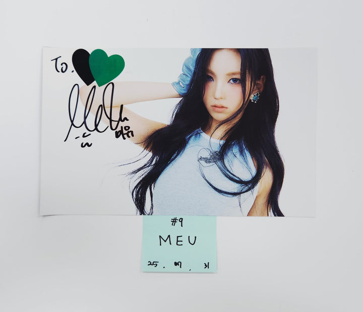 IFEYE "ERLU BLUE" - A Cut Page From Fansign Event Album [25.7.31]