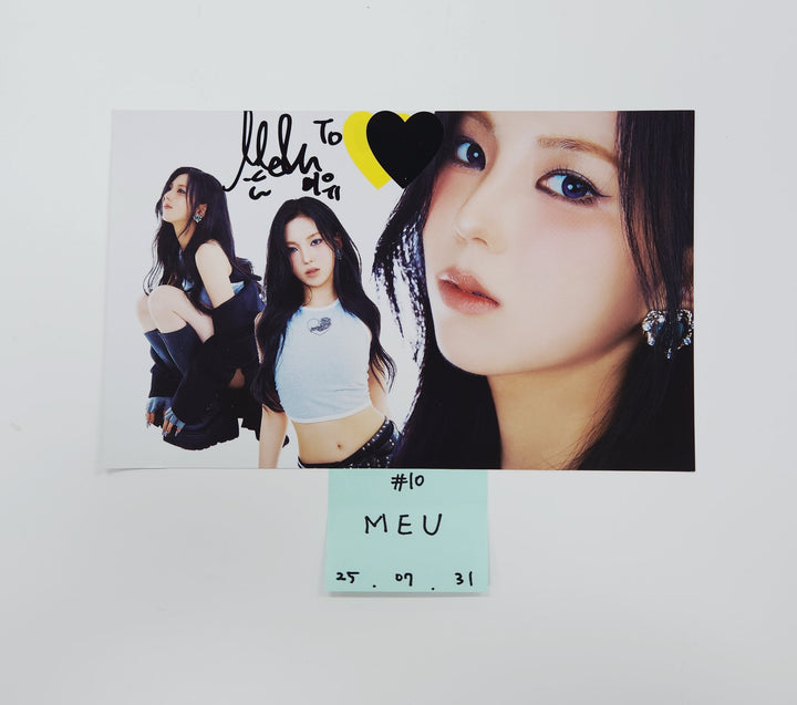IFEYE "ERLU BLUE" - A Cut Page From Fansign Event Album [25.7.31]