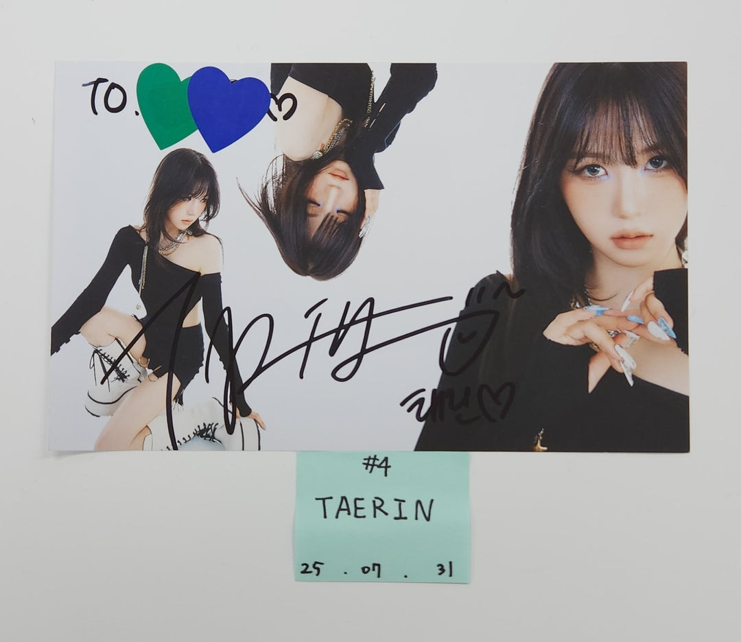IFEYE "ERLU BLUE" - A Cut Page From Fansign Event Album [25.7.31]