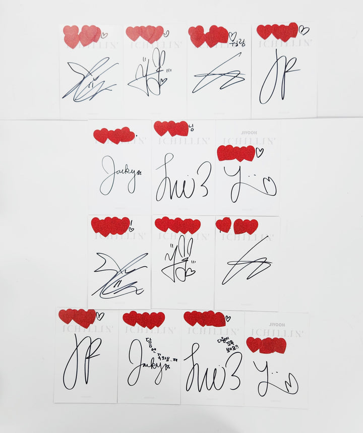 ICHILLIN "CHILLIN' OFFICE" - Hand Autographed(Signed) Postcards Set (7EA) [25.7.31]