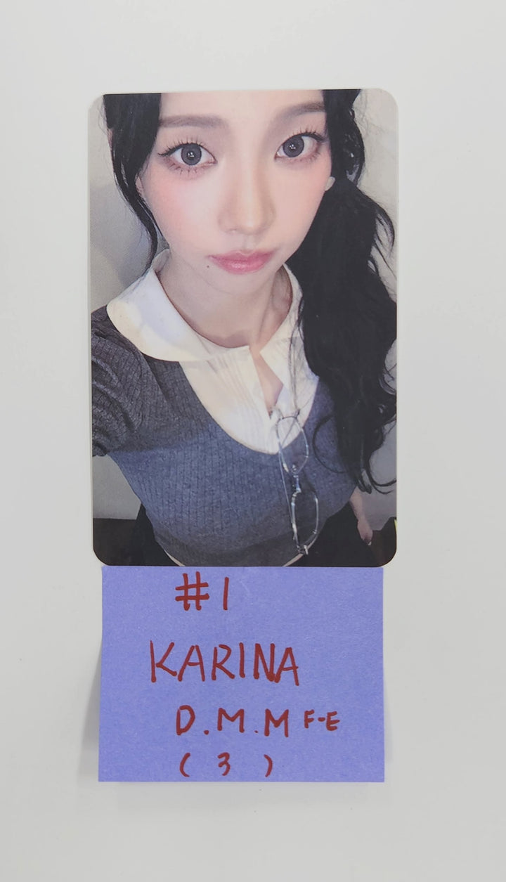 Aespa "Dirty Work" - Dear My Muse Fansign Event Photocard [25.8.1]