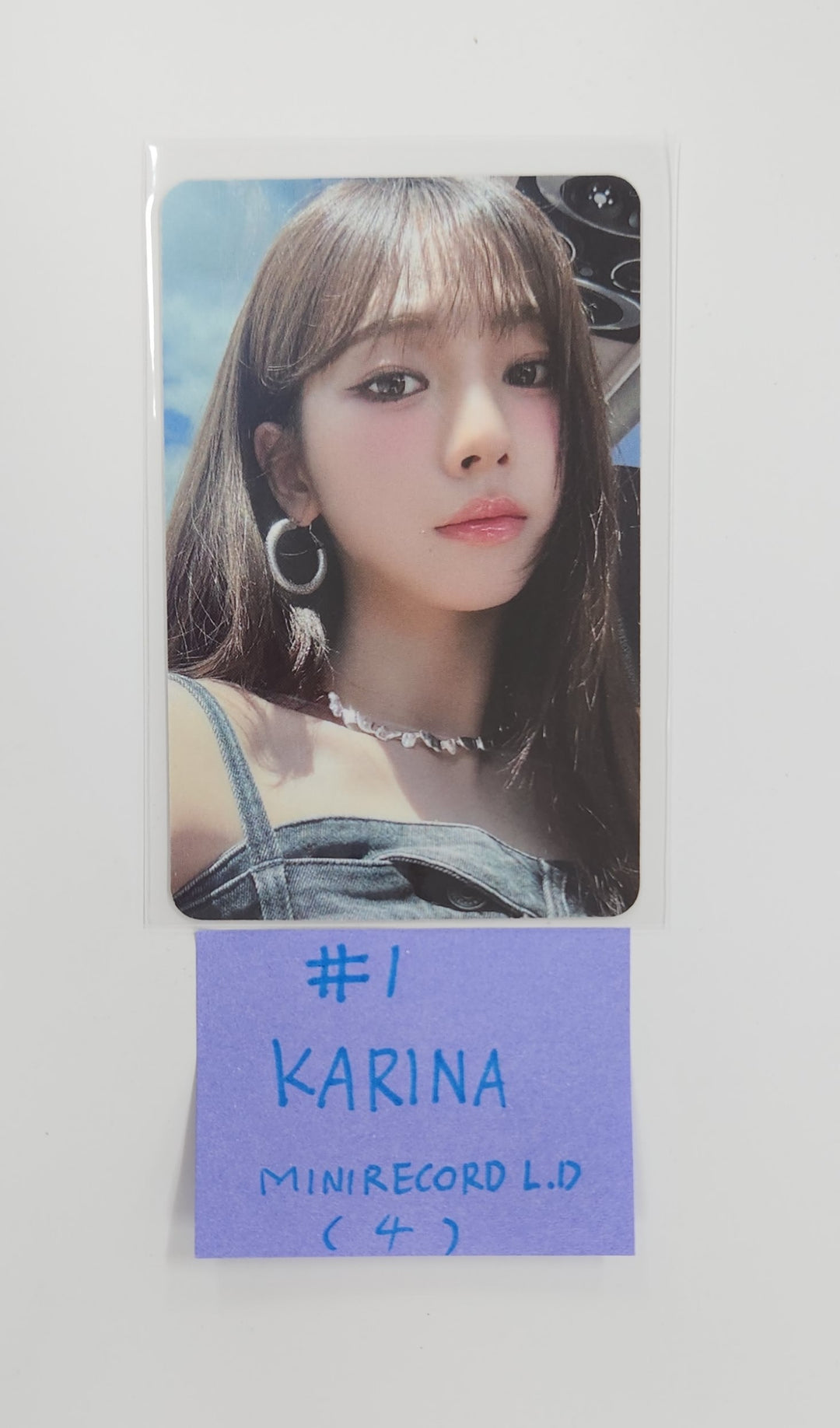 Aespa "Dirty Work" - Mini Record Lucky Draw Event Photocard [25.8.1]