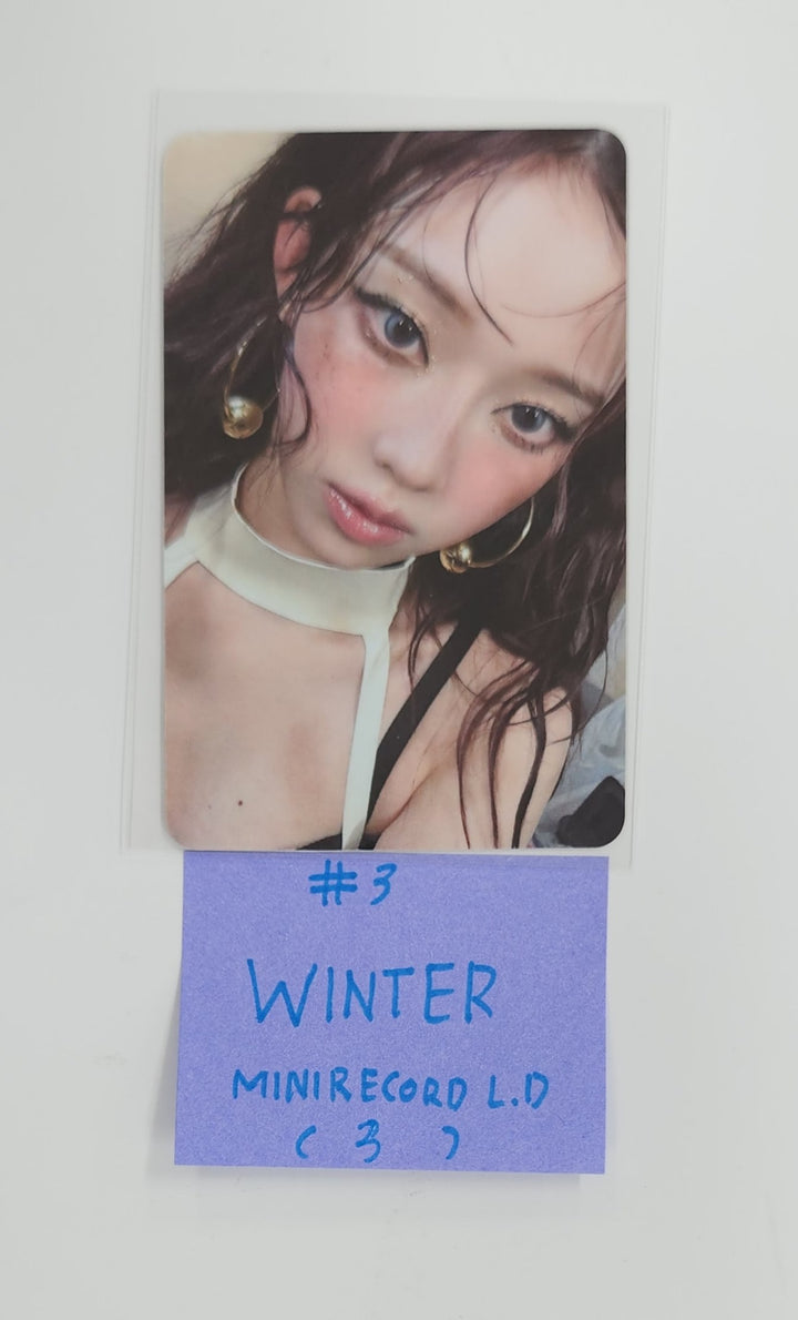 Aespa "Dirty Work" - Mini Record Lucky Draw Event Photocard [25.8.1]