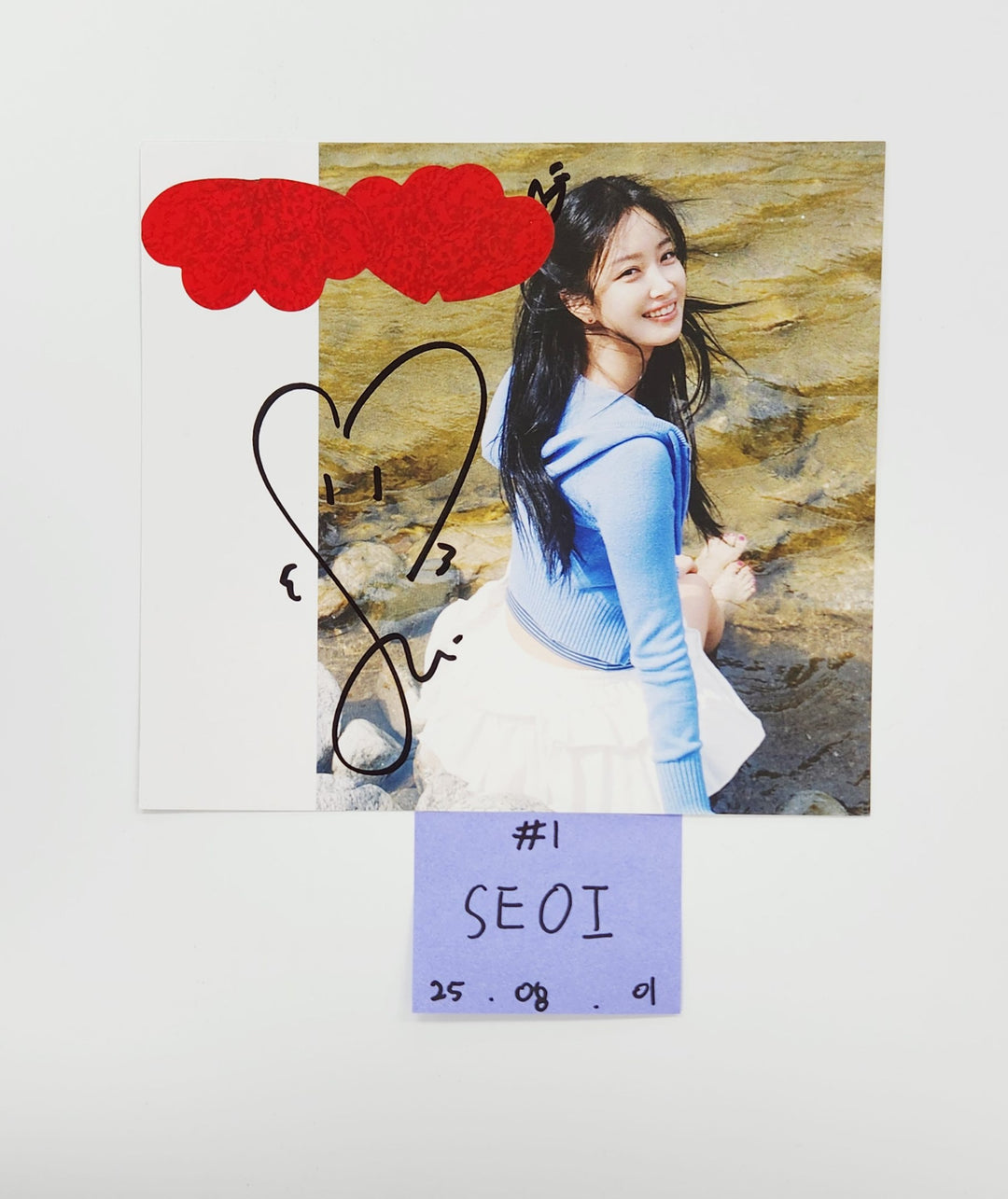 H1-KEY "Lovestruck " - A Cut Page From Fansign Event Album [25.8.1]