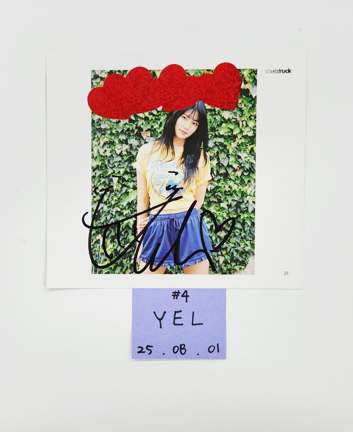 H1-KEY "Lovestruck " - A Cut Page From Fansign Event Album [25.8.1]