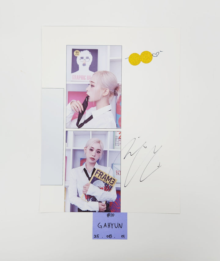 Dreamcatcher "VirtuouS" - A Cut Page From Fansign Event Album [25.8.1]