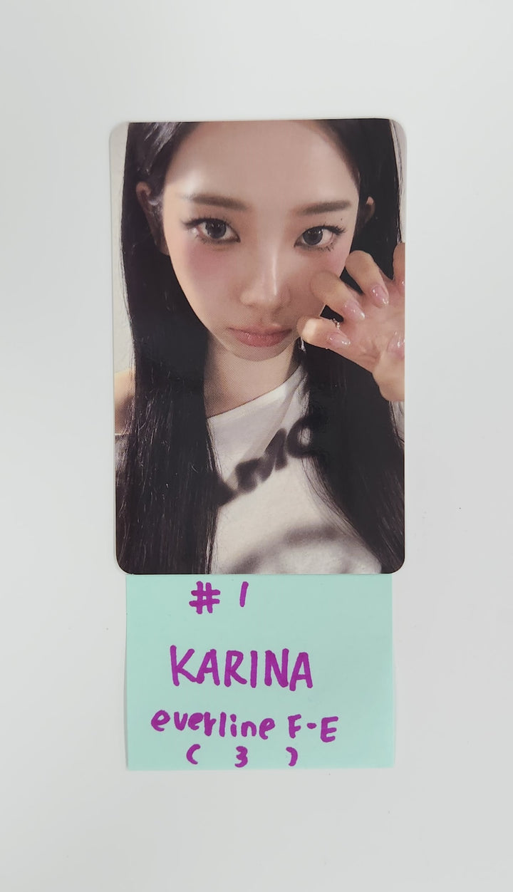 Aespa "Dirty Work" -Everline Fansign Event Photocard [25.8.4]