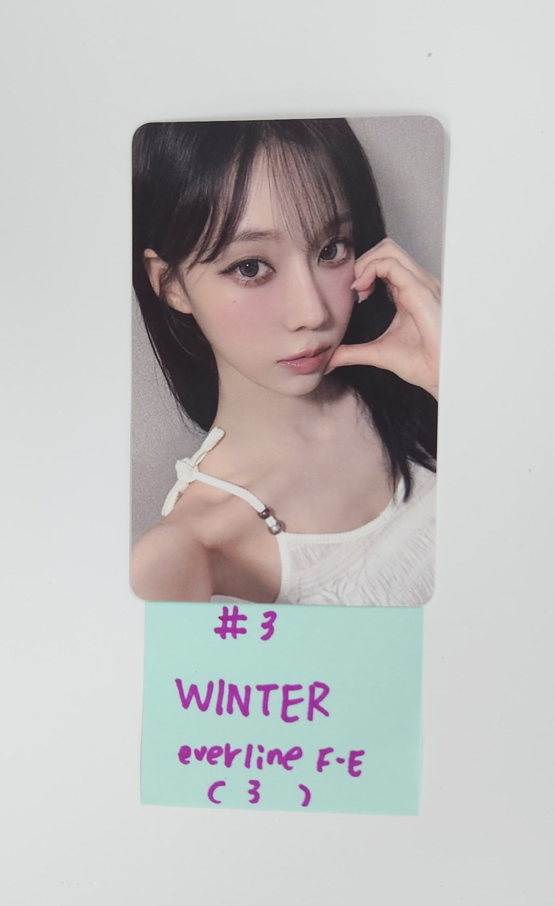 Aespa "Dirty Work" -Everline Fansign Event Photocard [25.8.4]