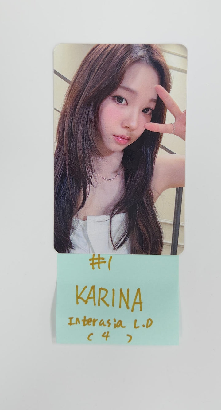 Aespa "Dirty Work" - Inter Asia Lucky Draw Event Photocard [25.8.4]