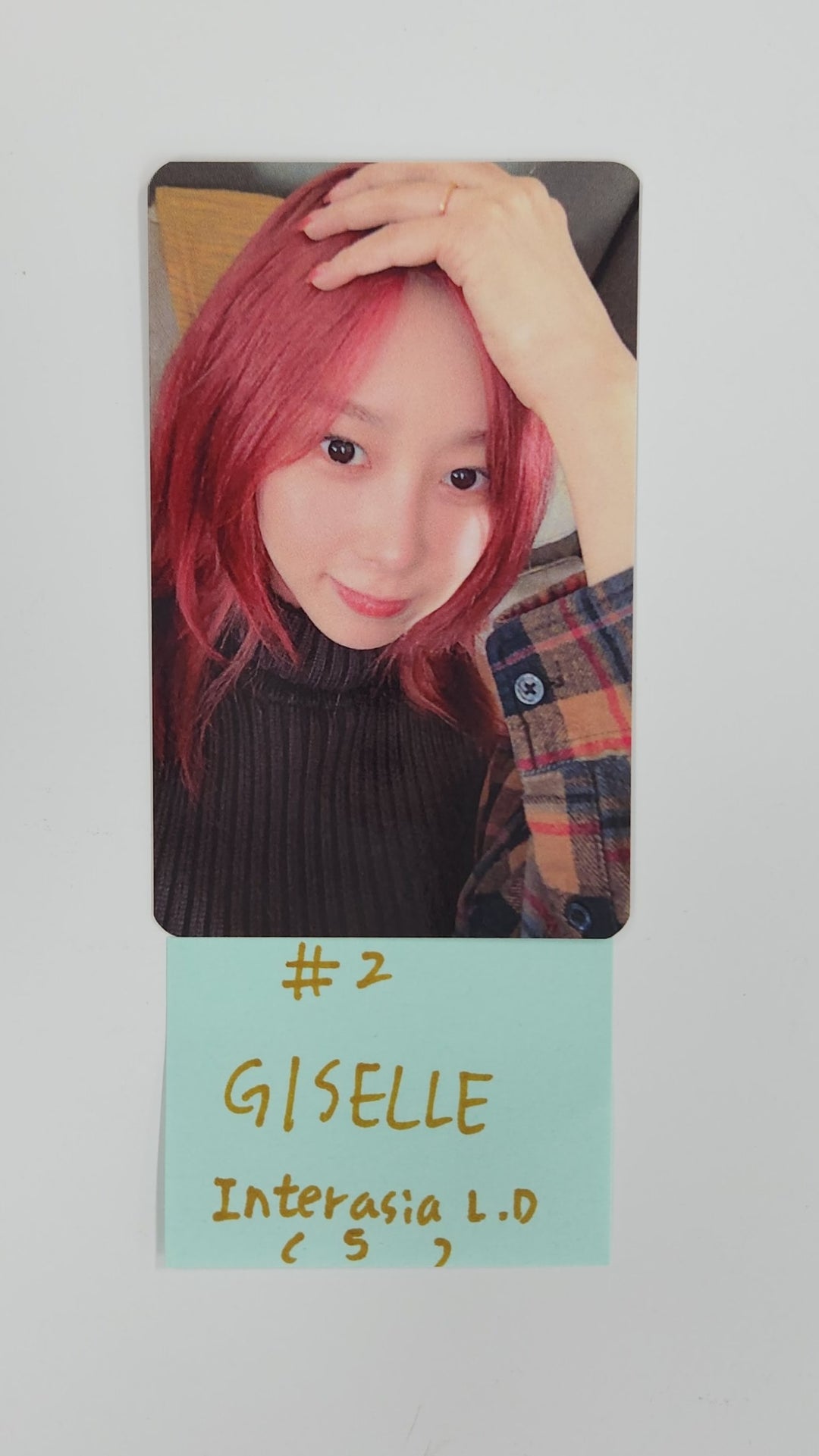 Aespa "Dirty Work" - Inter Asia Lucky Draw Event Photocard [25.8.4]