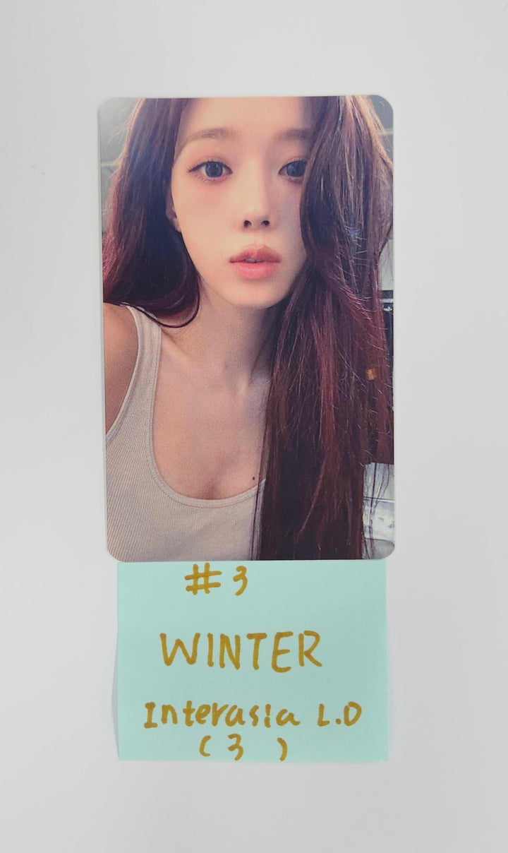 Aespa "Dirty Work" - Inter Asia Lucky Draw Event Photocard [25.8.4]