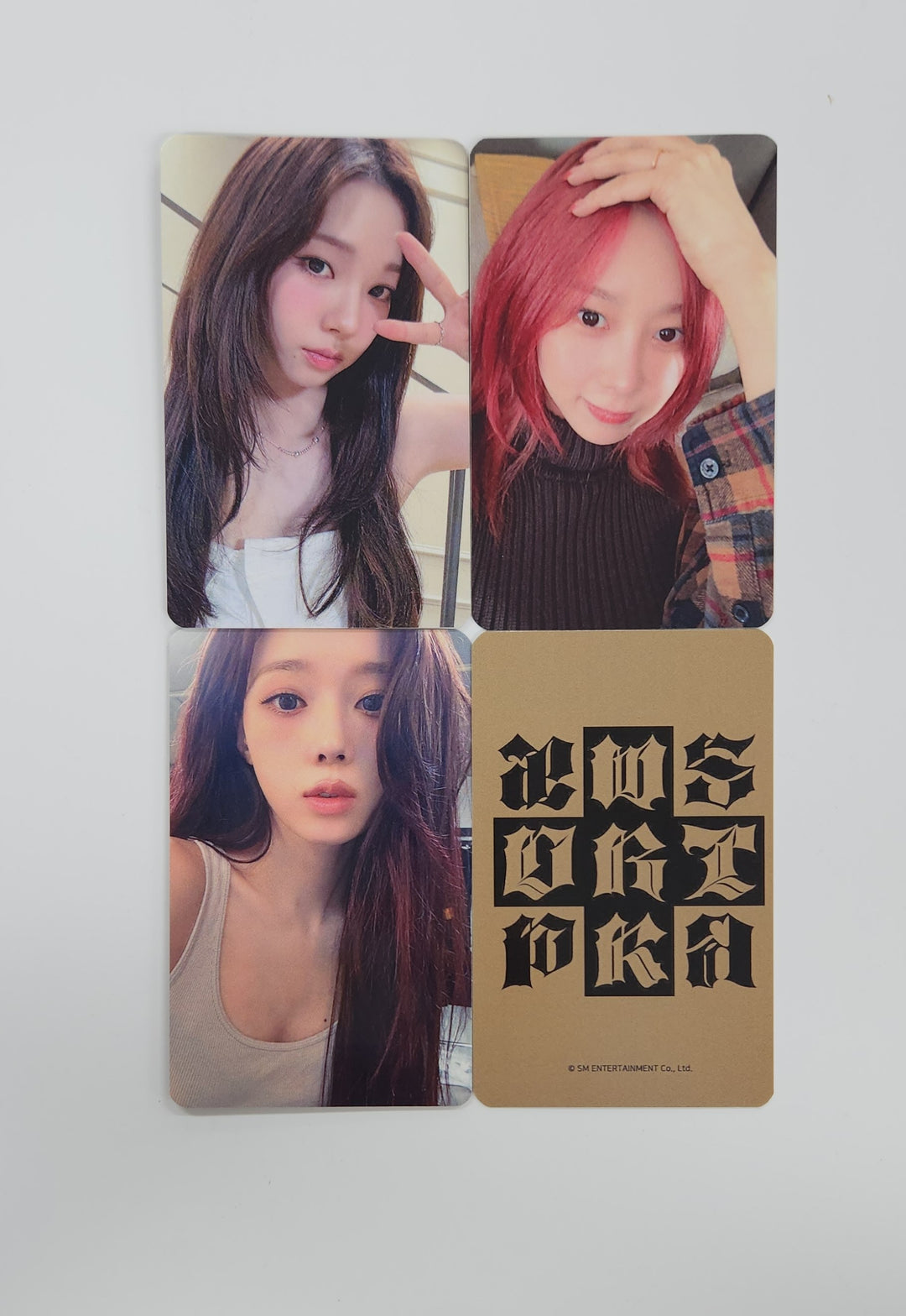Aespa "Dirty Work" - Inter Asia Lucky Draw Event Photocard [25.8.4]