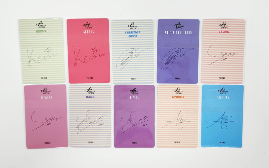 FIFTY FIFTY "THE STAR Girls Edition" - Ktown4U Fansign Event Photocard [25.8.4]