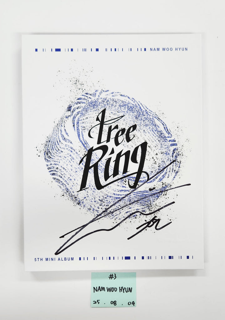 NamWoohyun "Tree Ring" - Hand Autographed(Signed) Album [25.8.4]