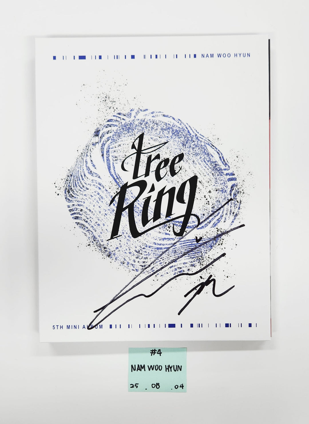 NamWoohyun "Tree Ring" - Hand Autographed(Signed) Album [25.8.4]