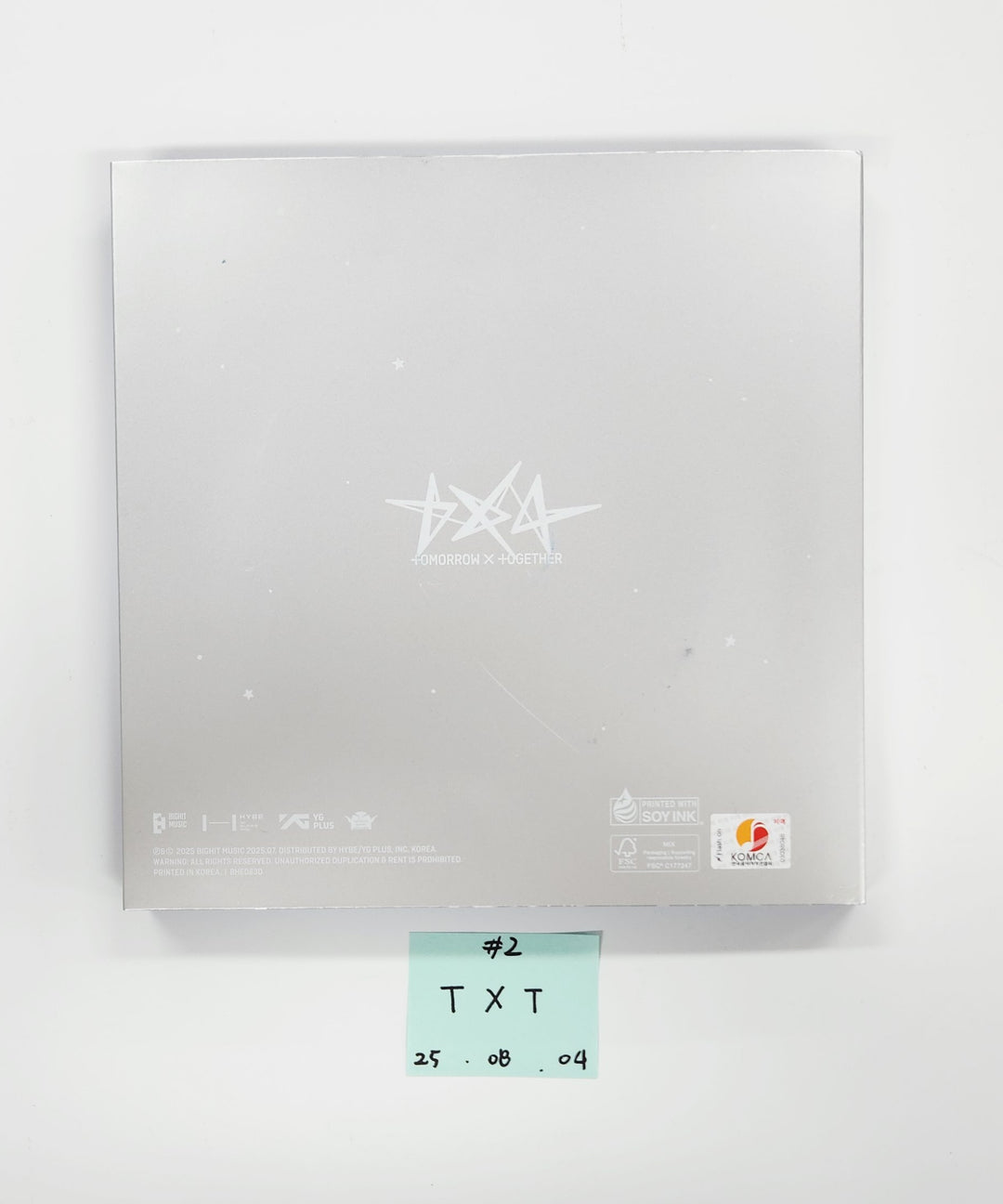 TXT "TOGETHER" - Hand Autographed(Signed) Album [25.8.4]