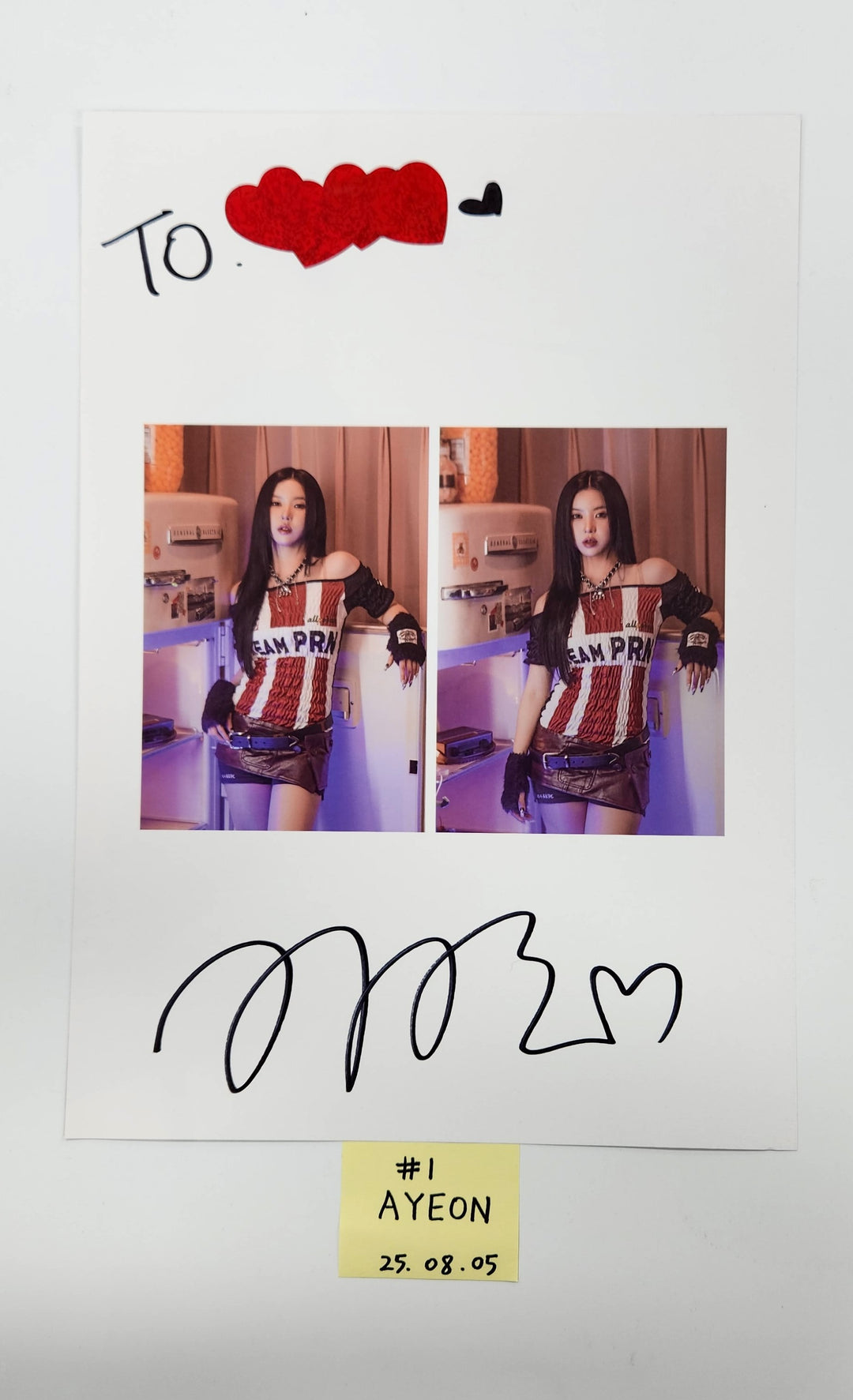 GENBLUE "ACT LIKE THAT" - A Cut Page From Fansign Event Album [25.8.5]