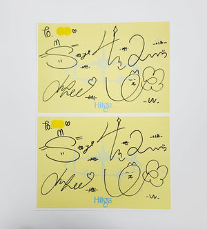 HITGS "Things we love : H" - Hand Autographed(Signed) Paper [25.8.6]