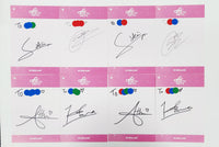 FIFTYFIFTY "Day & Night" - Hand Autographed(Signed) Paper Set(4ea) [25.8.6]