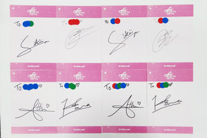 FIFTYFIFTY "Day & Night" - Hand Autographed(Signed) Paper Set(4ea) [25.8.6]