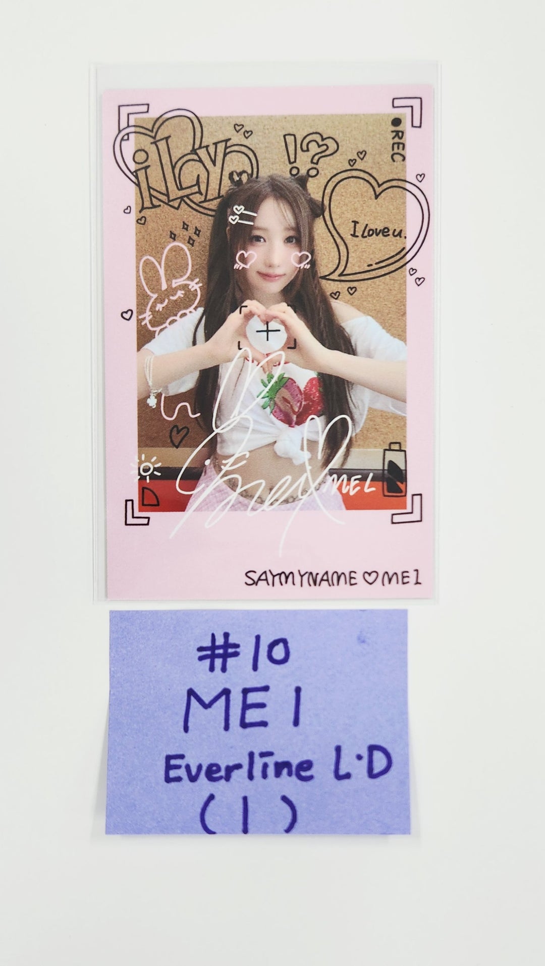 SAY MY NAME "ILY" - Everline Lucky Draw Event Photocard [25.8.6]