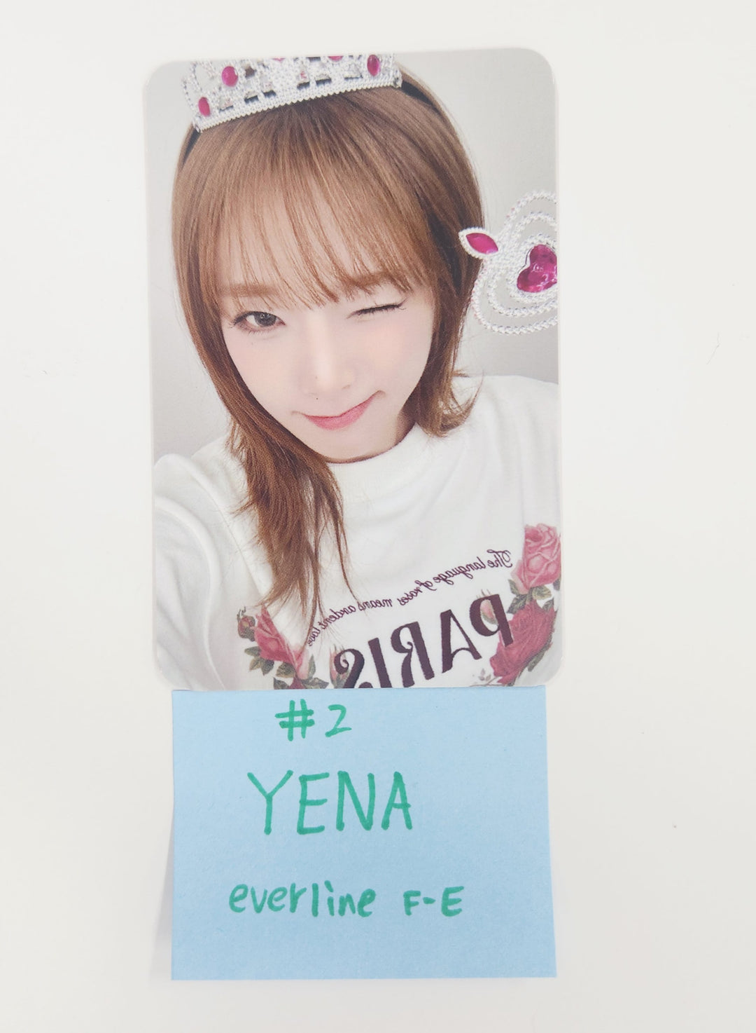 YENA "Blooming Wings" - Everline Fansign Event Photocard [25.8.7]