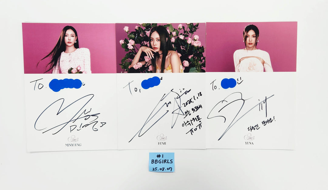 BBGIRLS "LOVE 2" - Hand Autographed(Signed) Paper Set(3ea) [25.8.7]