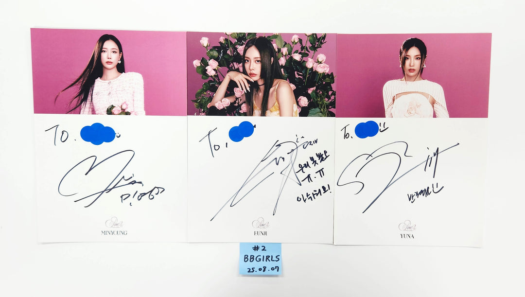 BBGIRLS "LOVE 2" - Hand Autographed(Signed) Paper Set(3ea) [25.8.7]