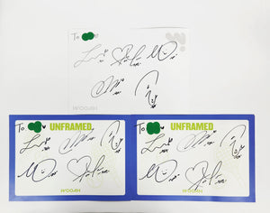 Wooah "Unframed" - Hand Autographed(Signed) Paper [25.8.7]
