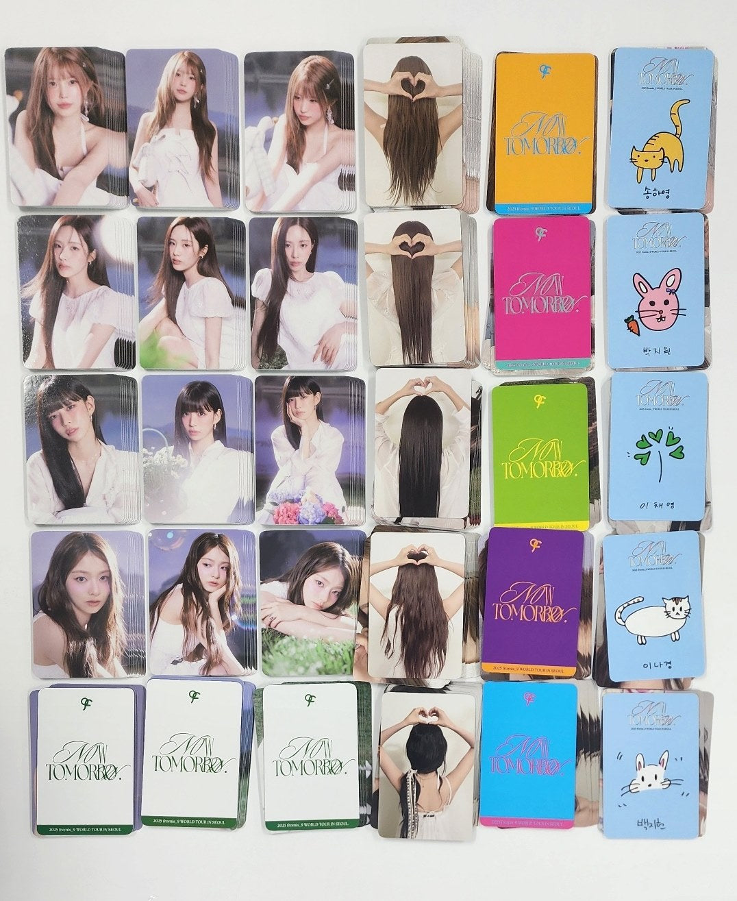 fromis_9 ジホン　Now Tomorrow 入場特典トレカセット fromis_9 ハヨン Now Tomorrow 入場特典トレカセット fromis_9 ハヨン
