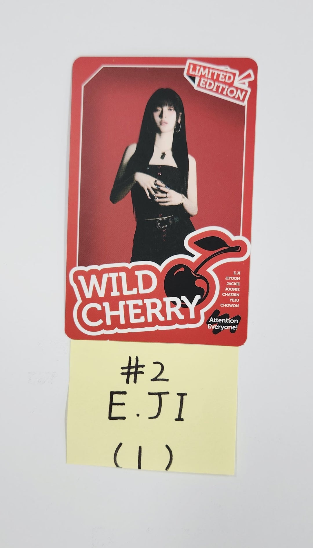 ICHILLIN "WILD CHERRY" - Official Photocard  [25.8.8]