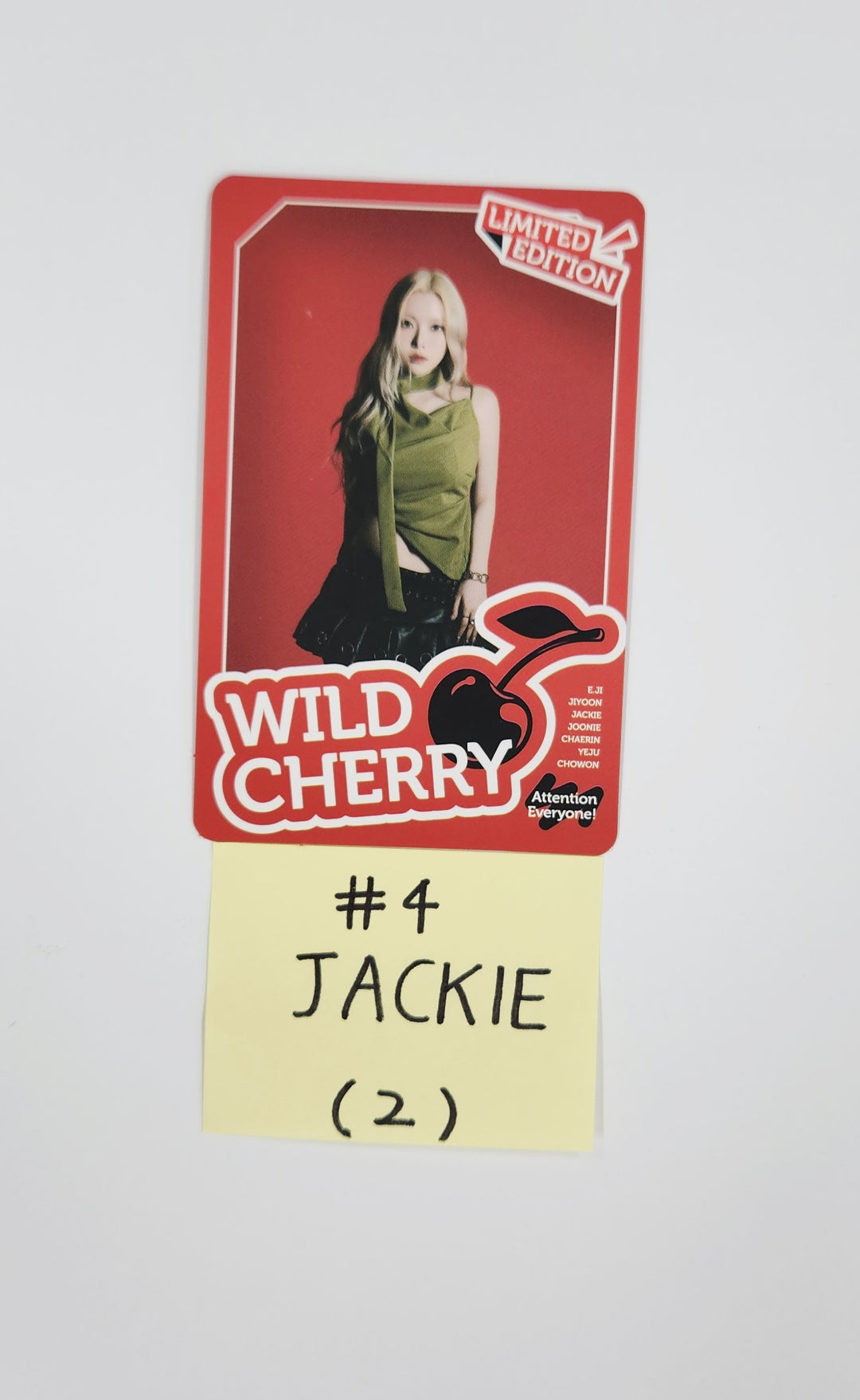 ICHILLIN "WILD CHERRY" - Official Photocard  [25.8.8]
