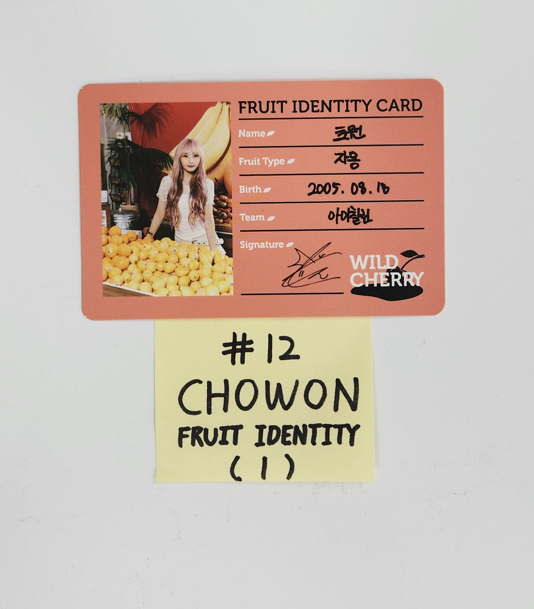 ICHILLIN "WILD CHERRY" - Official Photocard  [25.8.8]