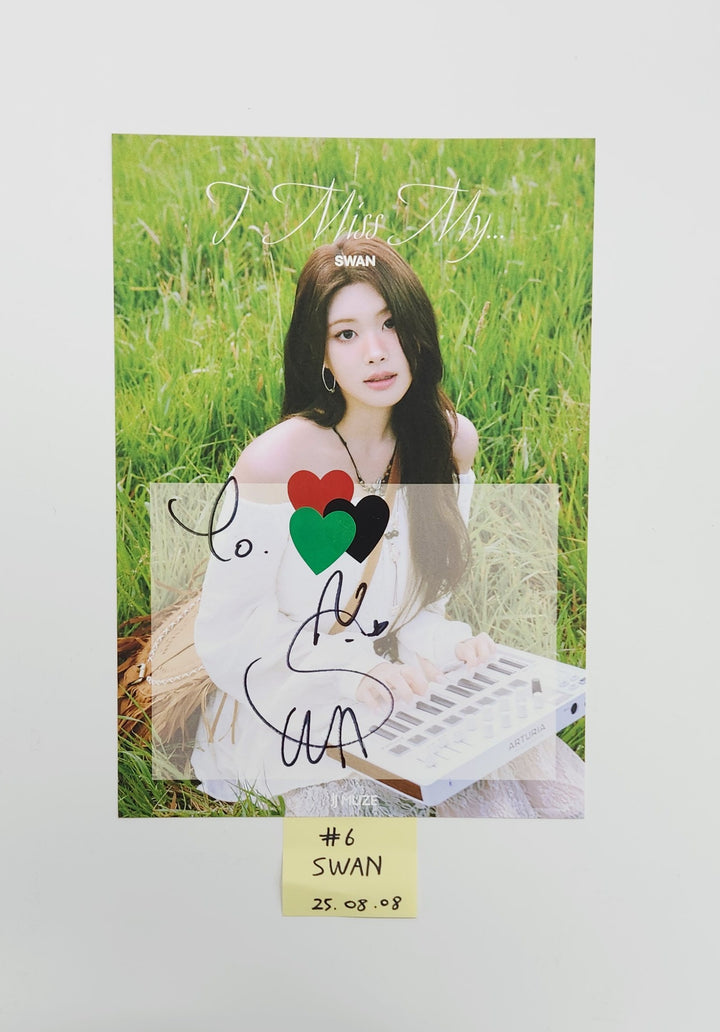 PURPLE KISS "I Miss My..." - JJ Muze Hand Autographed(Signed) Paper [25.8.8]
