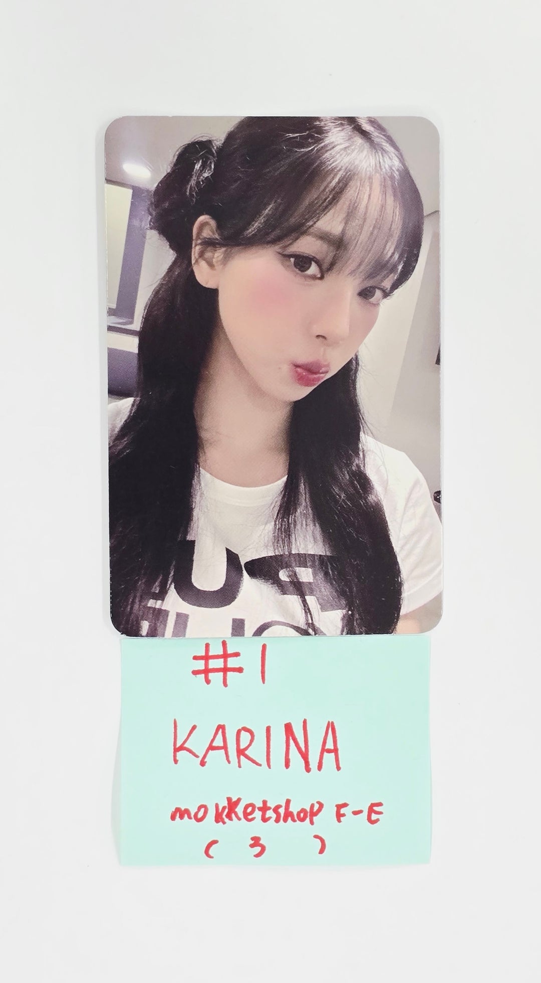 Aespa "Dirty Work" - Mokket Shop Fansign Event Photocard [25.8.11]