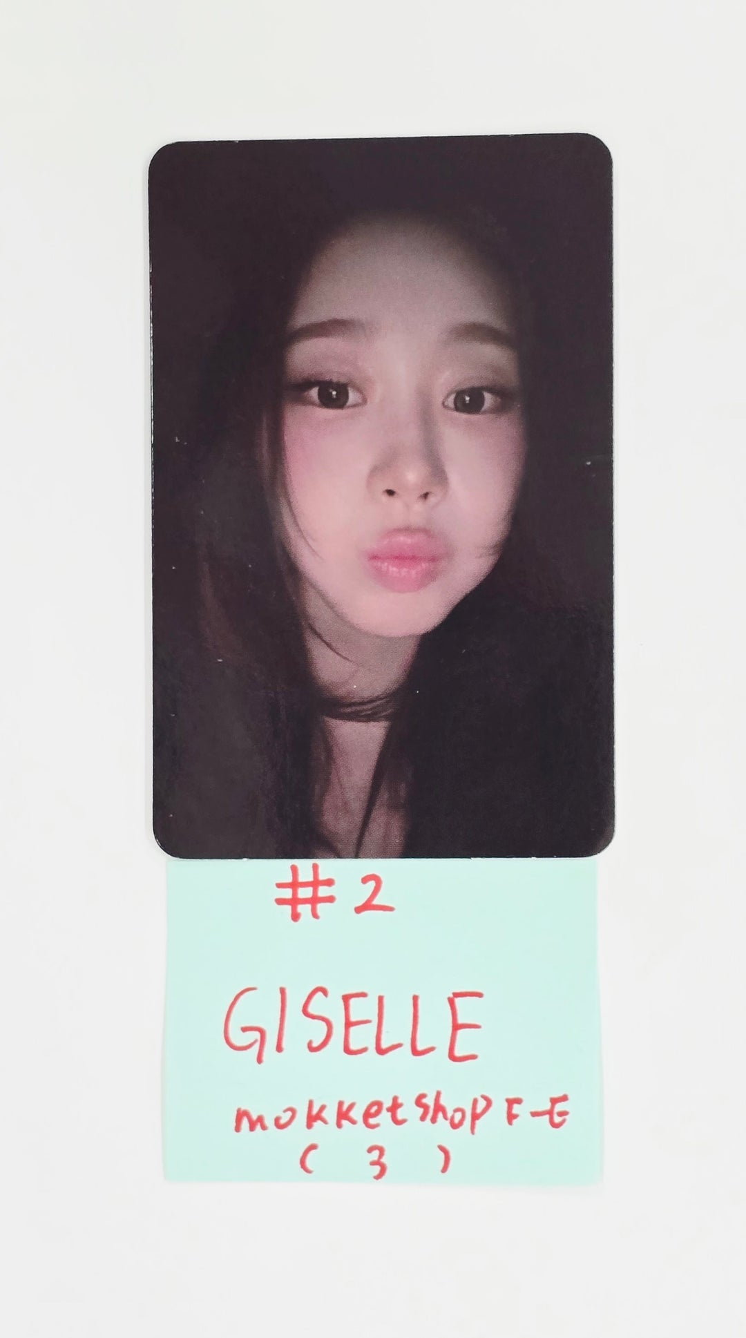 Aespa "Dirty Work" - Mokket Shop Fansign Event Photocard [25.8.11]