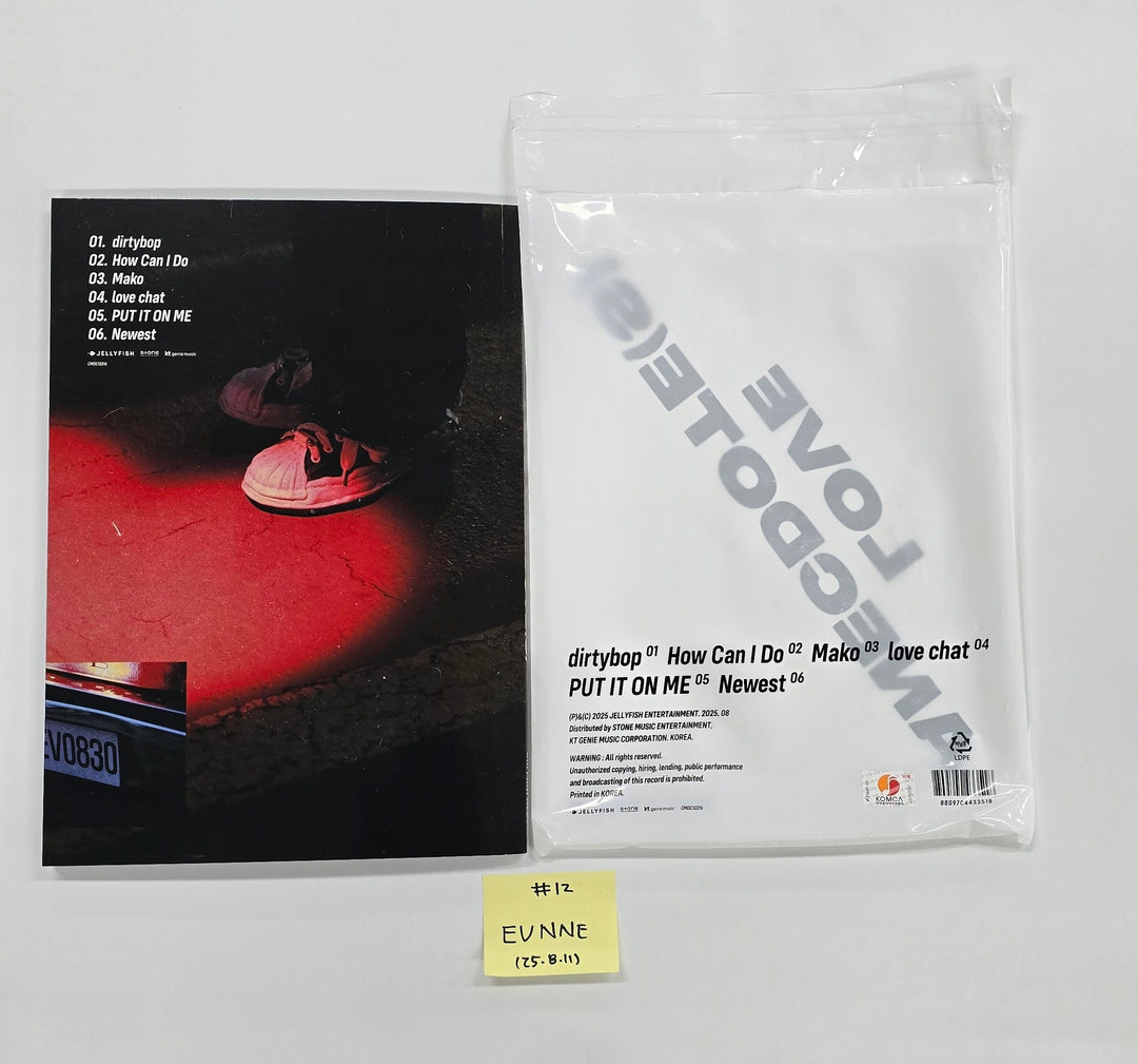 CLOSE YOUR EYES "Snowy Summer", EPEX "소화(韶華)", EVNNE "LOVE ANECDOTE(S)" - Hand Autographed(Signed) Promo Album [25.8.11]