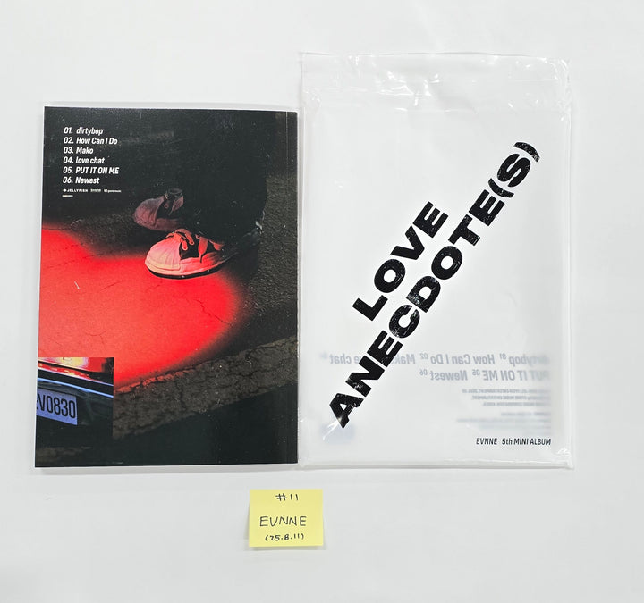 CLOSE YOUR EYES "Snowy Summer", EPEX "소화(韶華)", EVNNE "LOVE ANECDOTE(S)" - Hand Autographed(Signed) Promo Album [25.8.11]