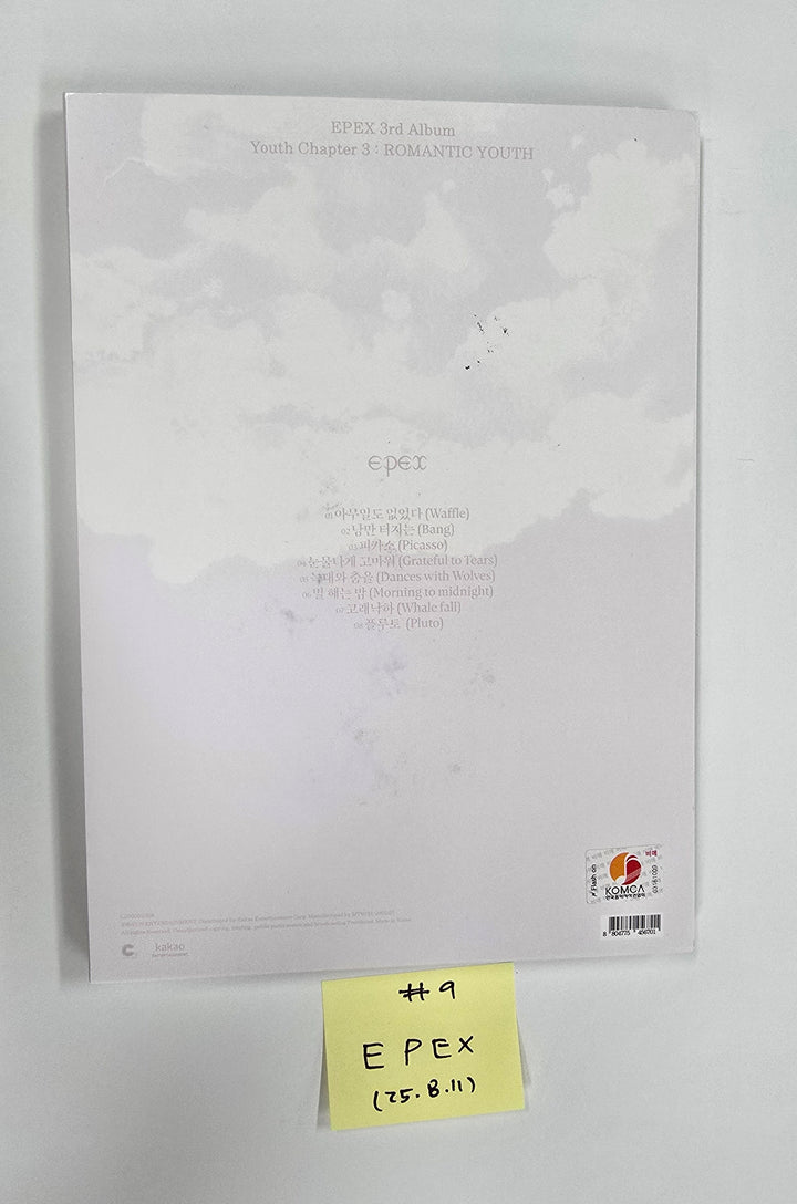 CLOSE YOUR EYES "Snowy Summer", EPEX "소화(韶華)", EVNNE "LOVE ANECDOTE(S)" - Hand Autographed(Signed) Promo Album [25.8.11]