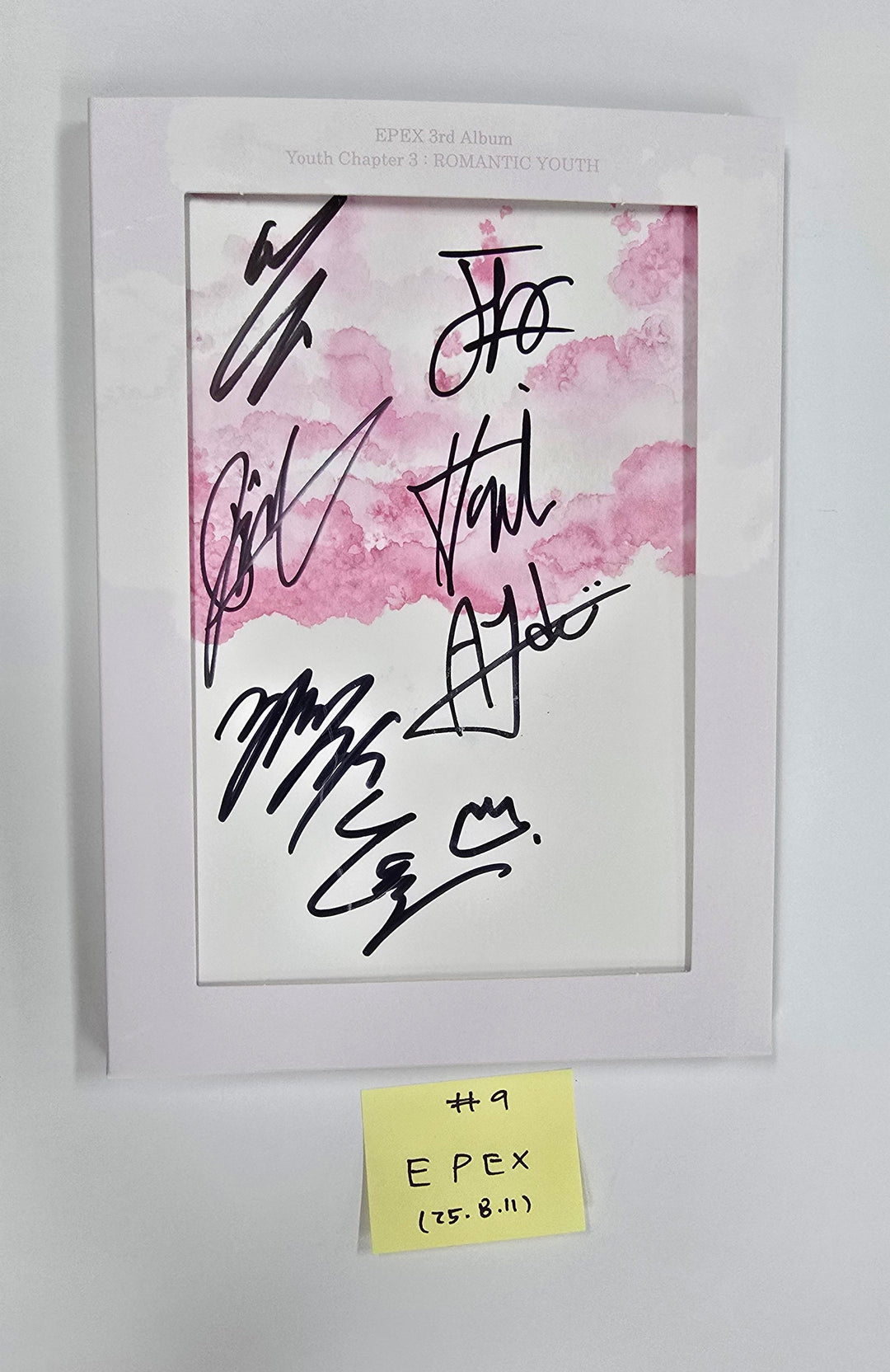 CLOSE YOUR EYES "Snowy Summer", EPEX "소화(韶華)", EVNNE "LOVE ANECDOTE(S)" - Hand Autographed(Signed) Promo Album [25.8.11]