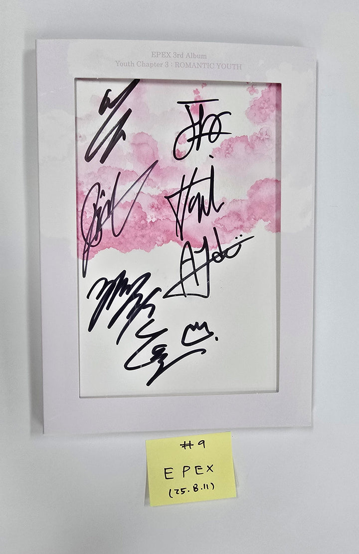 CLOSE YOUR EYES "Snowy Summer", EPEX "소화(韶華)", EVNNE "LOVE ANECDOTE(S)" - Hand Autographed(Signed) Promo Album [25.8.11]