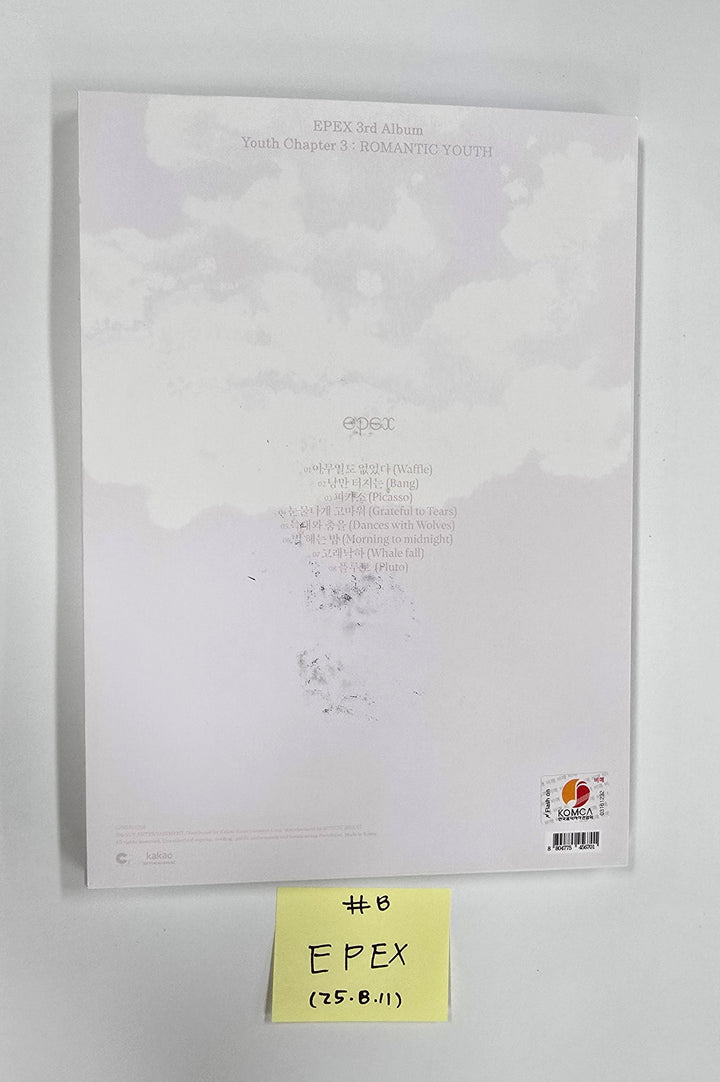 CLOSE YOUR EYES "Snowy Summer", EPEX "소화(韶華)", EVNNE "LOVE ANECDOTE(S)" - Hand Autographed(Signed) Promo Album [25.8.11]