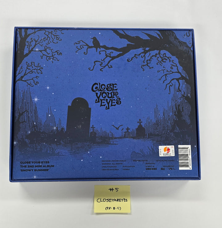CLOSE YOUR EYES "Snowy Summer", EPEX "소화(韶華)", EVNNE "LOVE ANECDOTE(S)" - Hand Autographed(Signed) Promo Album [25.8.11]