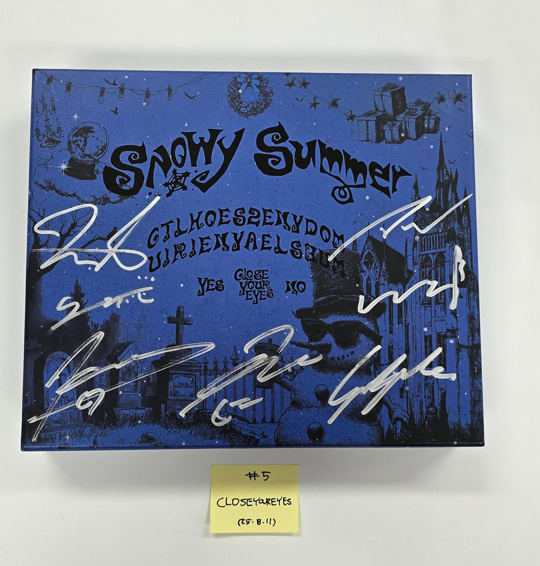 CLOSE YOUR EYES "Snowy Summer", EPEX "소화(韶華)", EVNNE "LOVE ANECDOTE(S)" - Hand Autographed(Signed) Promo Album [25.8.11]