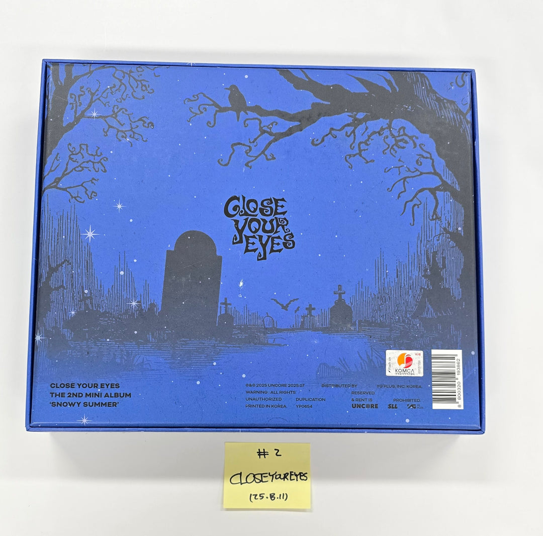 CLOSE YOUR EYES "Snowy Summer", EPEX "소화(韶華)", EVNNE "LOVE ANECDOTE(S)" - Hand Autographed(Signed) Promo Album [25.8.11]
