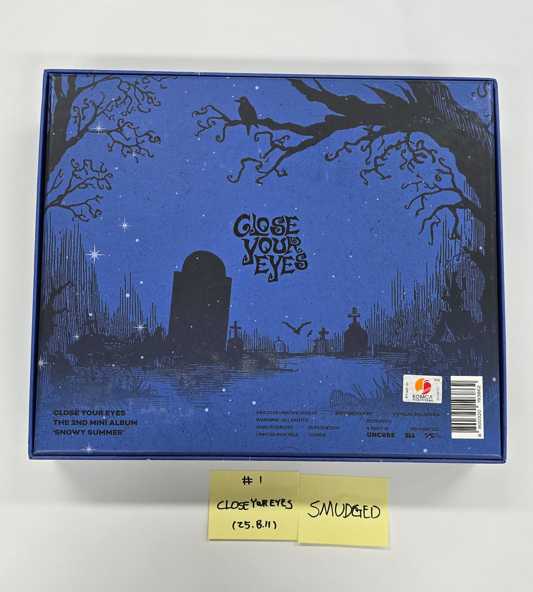 CLOSE YOUR EYES "Snowy Summer", EPEX "소화(韶華)", EVNNE "LOVE ANECDOTE(S)" - Hand Autographed(Signed) Promo Album [25.8.11]